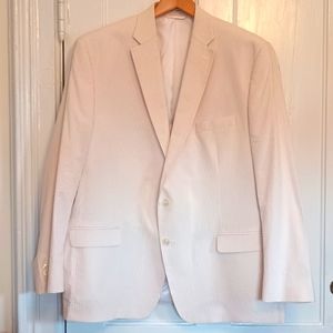 EUC Men's Seersucker Ralph Lauren Lined Summer 50R Blazer